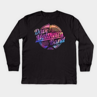 #DMBLOGO Dave Matthews Band watercolor Kids Long Sleeve T-Shirt